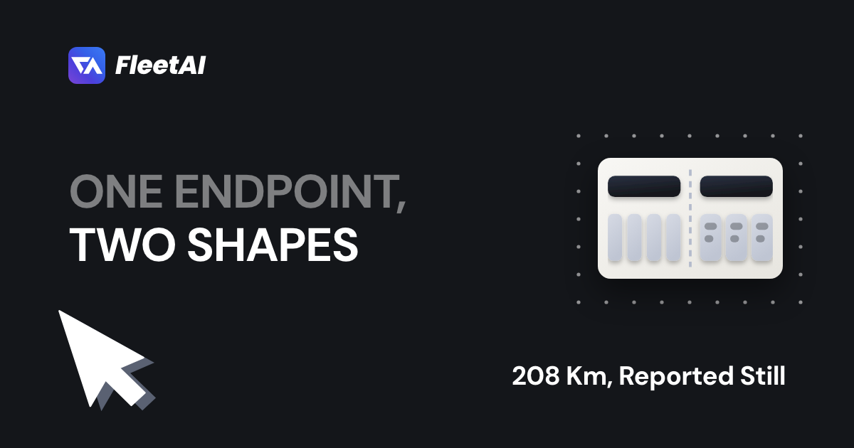Cover: “One endpoint, two shapes” — four plain columns beside three that each hold a pair